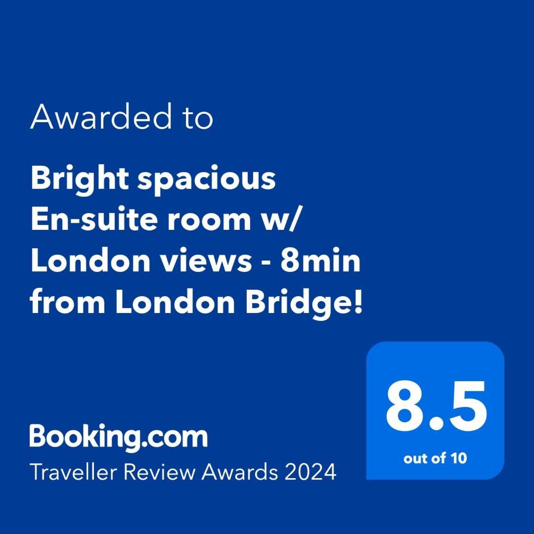 Bright Spacious En-Suite Room W/ London Views - 8Min From London Bridge! 외부 사진